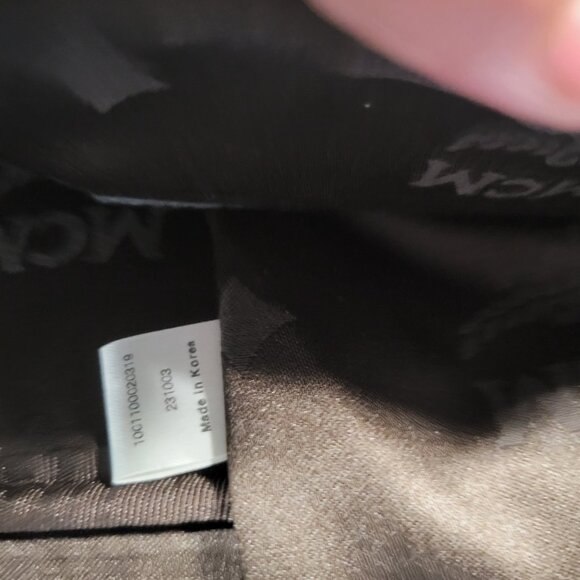 MCM Black Leather Briefcase w/COA (Strap Not Included) - Picture 13 of 13